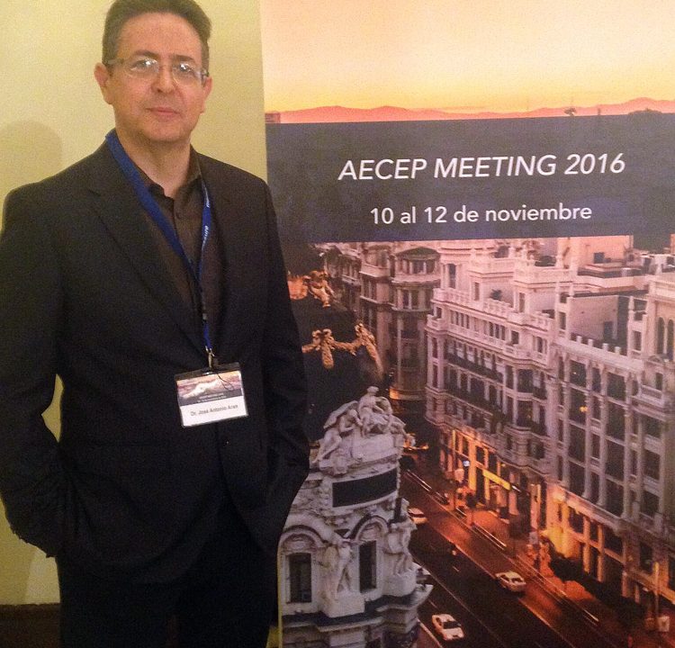 Dr Aran en el 1er concreso anual de la AECEP